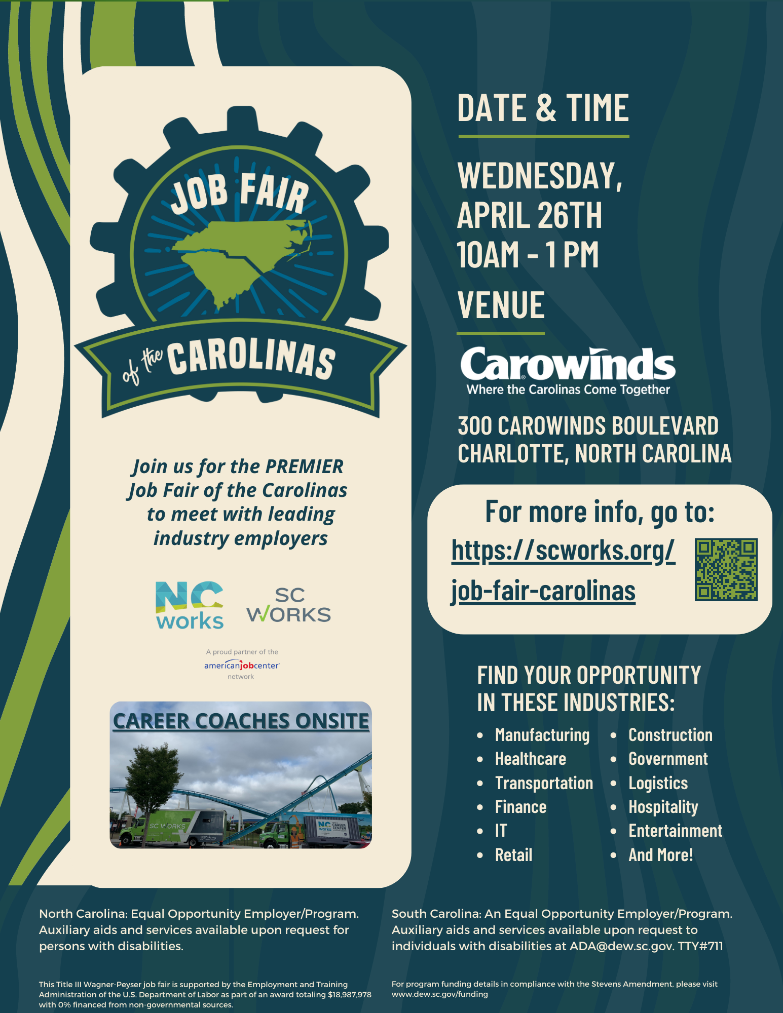 Job Fair Carolinas @ Carowinds