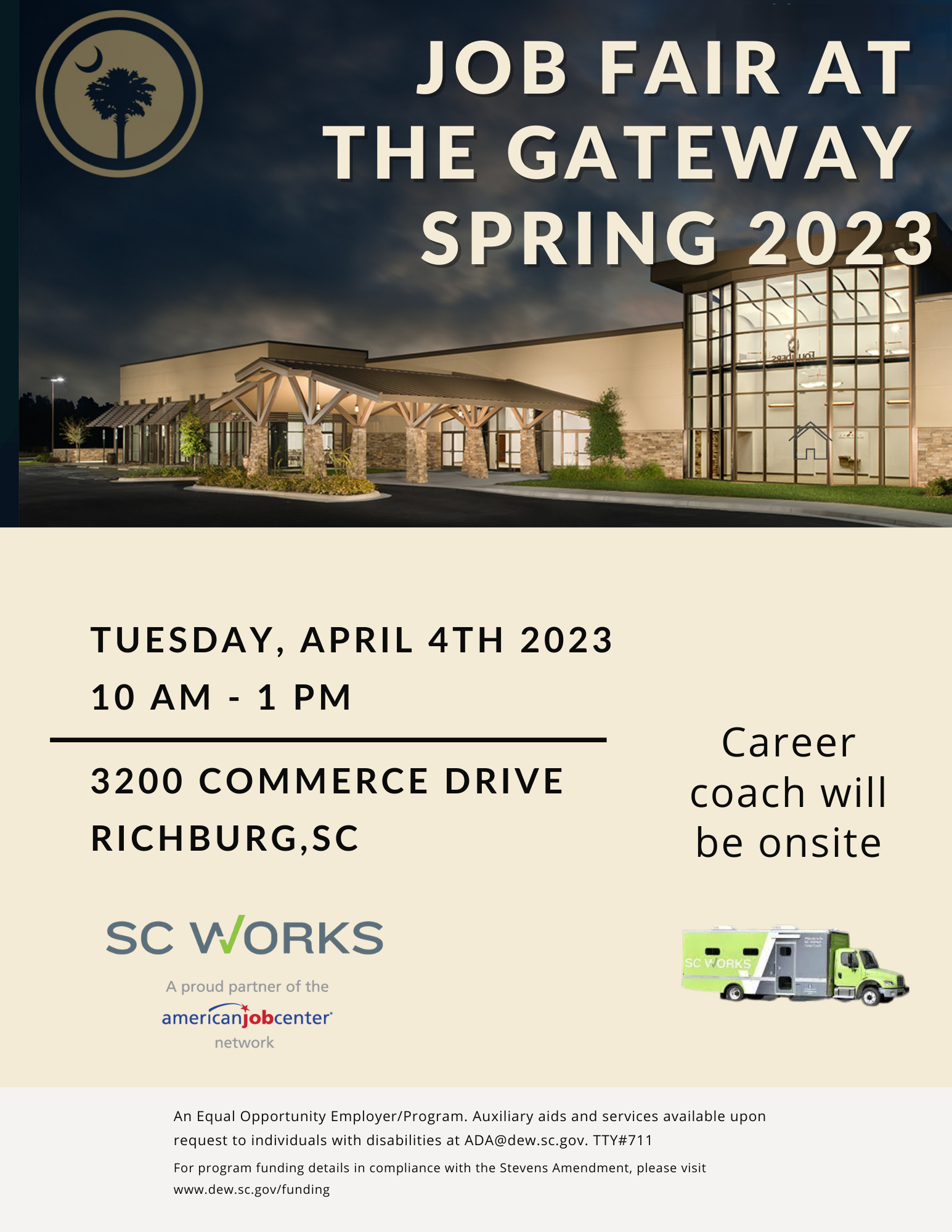Job Fair at the Gateway Spring 2023 @ Gateway Center - Richburg