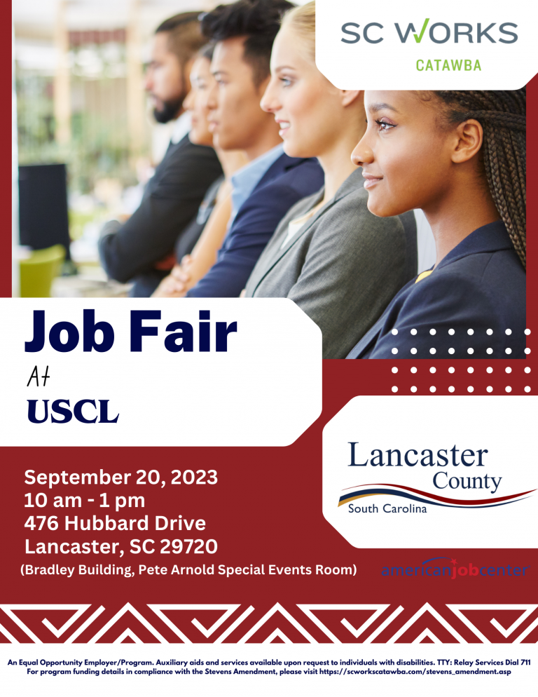 SC Works Job Fair USC Lancaster COG